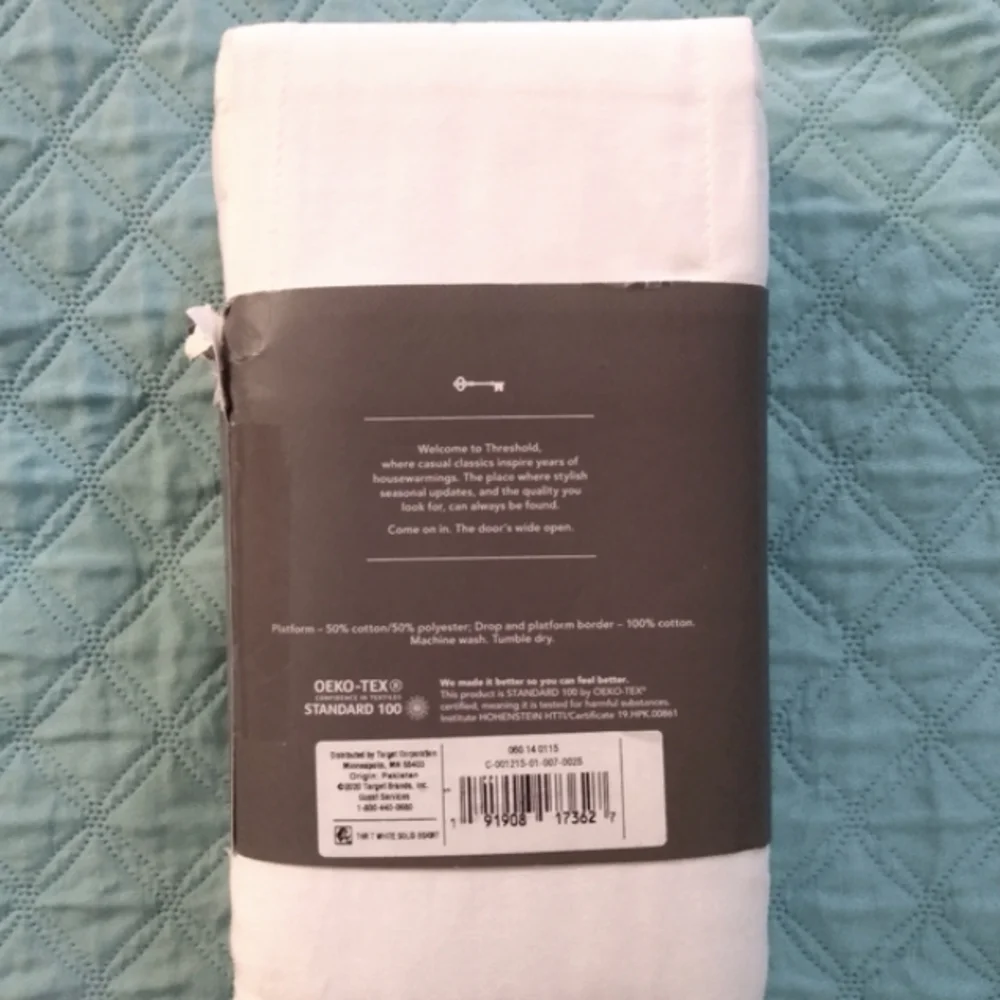 Twin bedskirt, White, NIP